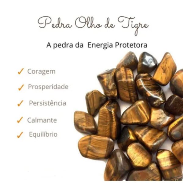 bracelete pulseira pedra natural olho de tigre