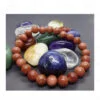 Pulseira De Bolinhas Pedra Do Sol detalhe pedras - Para Boas Energias Proteção - Com Fio Silicone Duplo Sofliz