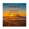 Pulseira De Bolinhas Pedra Do Sol sol - Para Boas Energias Proteção - Com Fio Silicone Duplo Sofliz