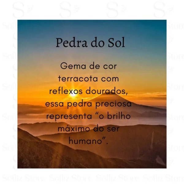 Pulseira De Bolinhas Pedra Do Sol sol - Para Boas Energias Proteção - Com Fio Silicone Duplo Sofliz