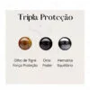 Pulseira Pedras Mistas Olho De Tigre - Onix - Hematita pedras Envio Rápido Sofliz