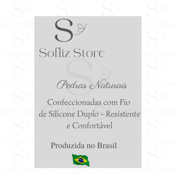 Pulseira Pedras Mistas Olho De Tigre - Onix - sofliz Envio Rápido Sofliz