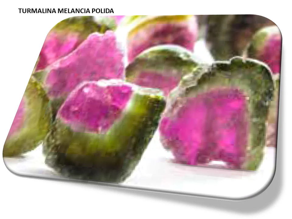 Turmalina Melancia pedra natural polida Sofliz Pulseiras Colares e Acessórios